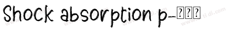 Shock absorption p字体转换